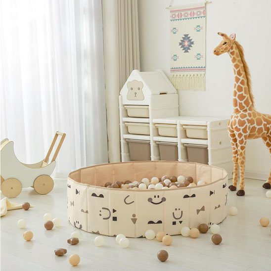 balle piscine a balle bebe chambre enfant decoration nordique naturelle