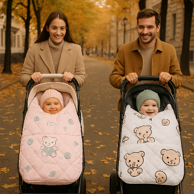 chancelière pour poussette papa maman bébé serein