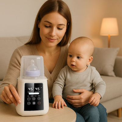 chauffe biberon maman fait chauffer biberon