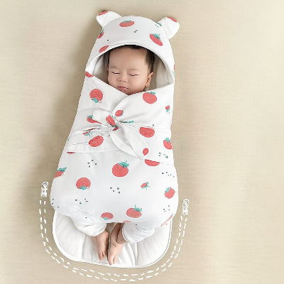 nid d ange maman vérifie couche bébé