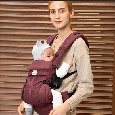 porte bebe physiologique rouge