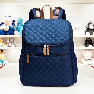 sac à dos à langer bleu