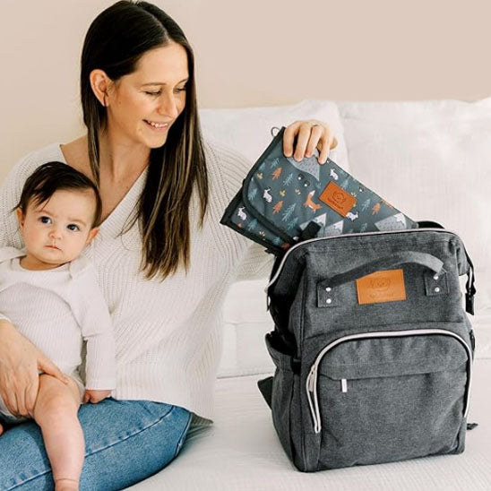 sac a dos a langer gris fonce usb