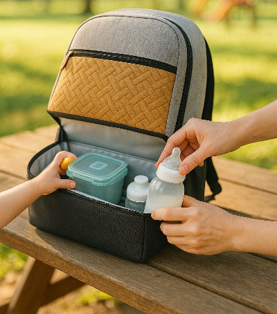 sac a dos a langer organisateur inferieur isotherme