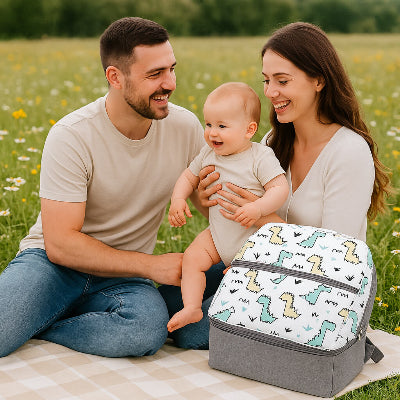 sac a dos langer papa maman pique nique