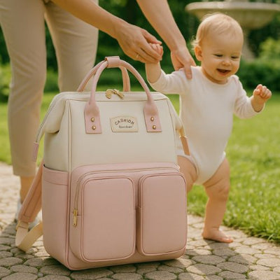 sac a langer a dos rose