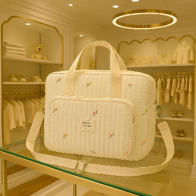 sac a langer fleur