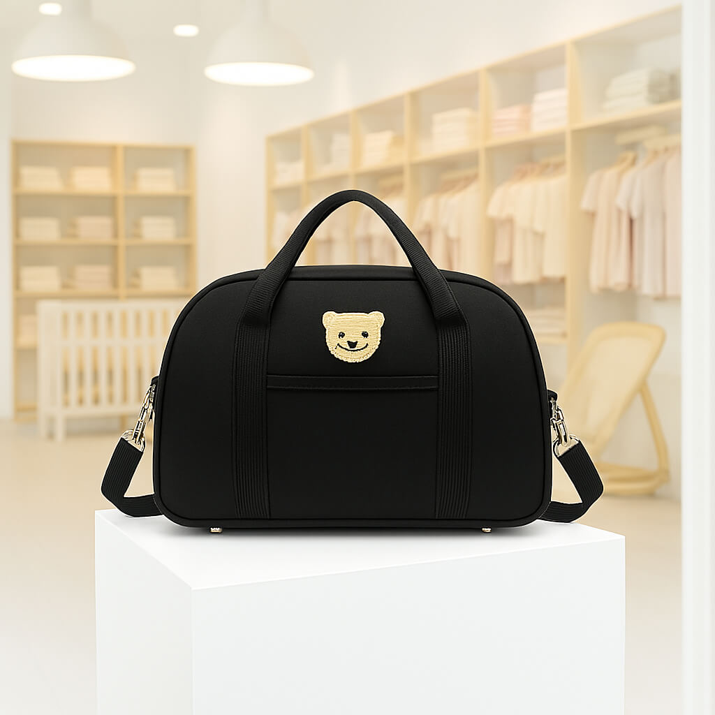 SAC À LANGER NOIR | NOUNOURS™- GRANDE CAPACITÉ