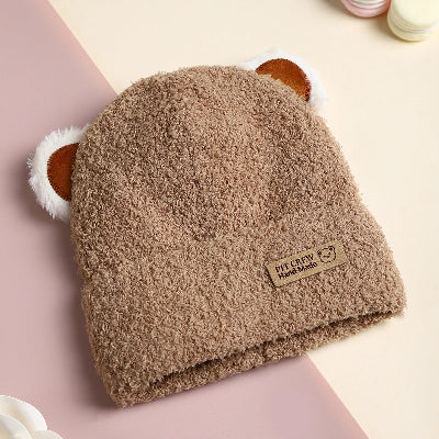 Bonnet bebe marron