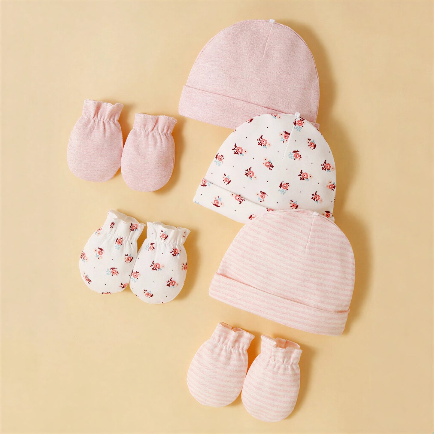 Bonnet bébé fille | Douceur Coton- 0 à 1 an Ô Royaume de bébé et maman | Le Partenaire d'Excellence en Puériculture pour la famille.