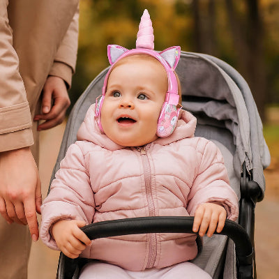 Casque anti bruit bebe avec protection auditive