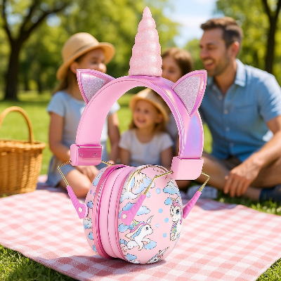 Casque anti bruit bebe famille pique nique
