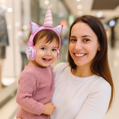 Casque anti bruit bebe maman enfant centre commercial