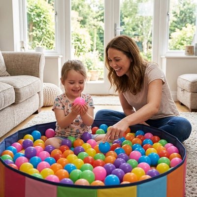 balle piscine a balle multicolore 