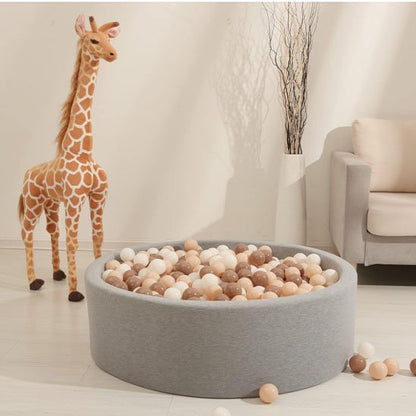 alles piscine a balle beige blanc marron jouet eveil bebe