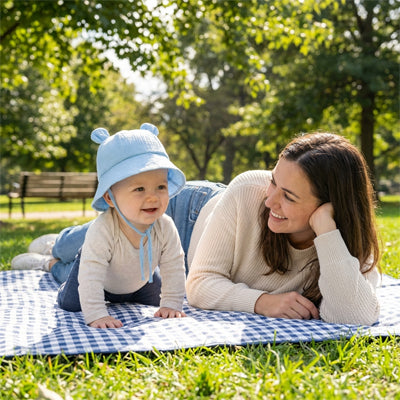bob-bébé-couverture-extérieur-moment-douceur