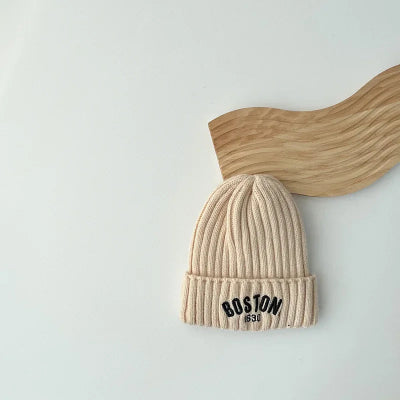 bonnet bebe garcon beige