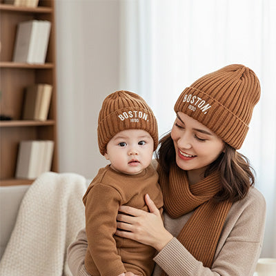 bonnet bebe garcon brun boston duo interieur