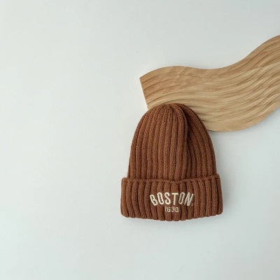 bonnet bebe garcon brun