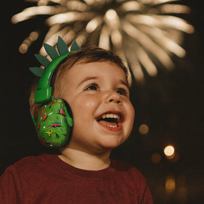 casque anti bruit bebe accessoire securisant design dinosaure protection auditive enfant