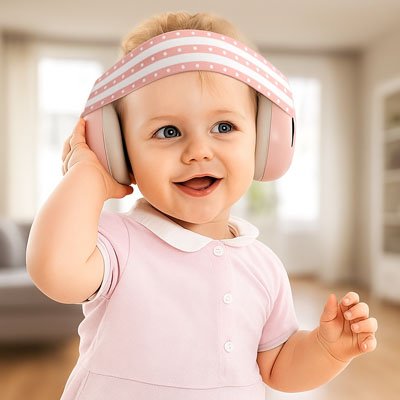 Casque anti bruit bébé pour bebe serein