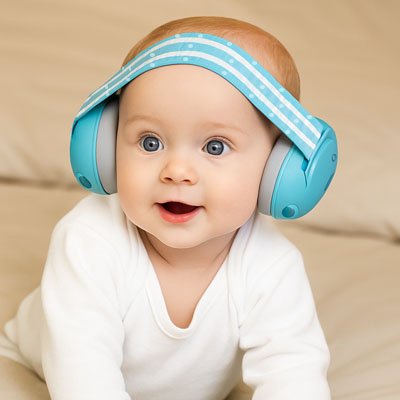 Casque-anti-bruit-bebe-sécurisé