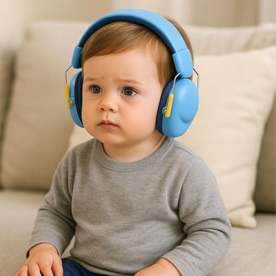Casque anti bruit pour bébé calme