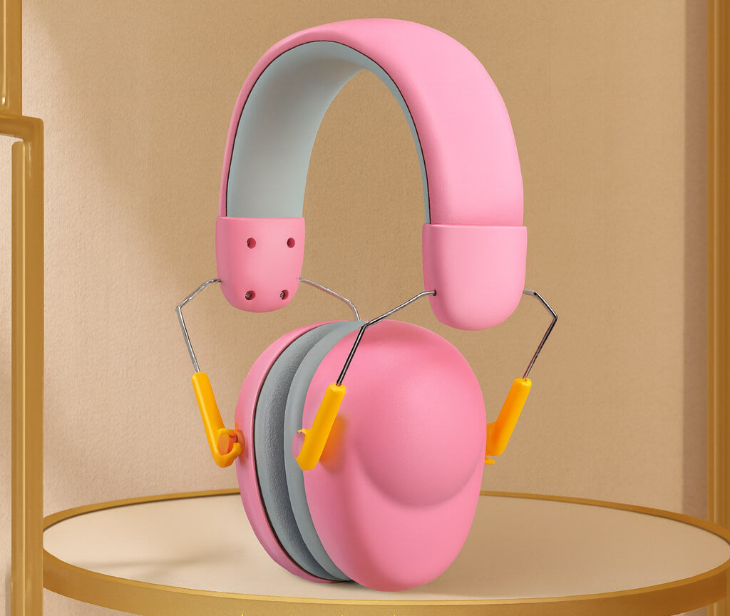 casque anti bruit pour bebe rose