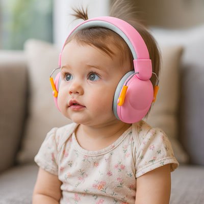 Casque anti bruit pour bébé serein