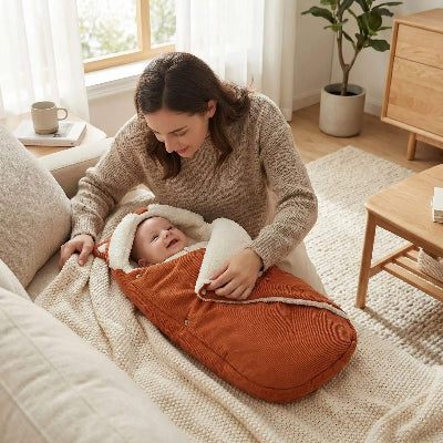 chanceliere bebe allonge rouille cocon douillet chaleureux