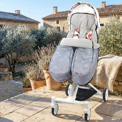 chancelière bébé hiver poussette imprimé dinausaure