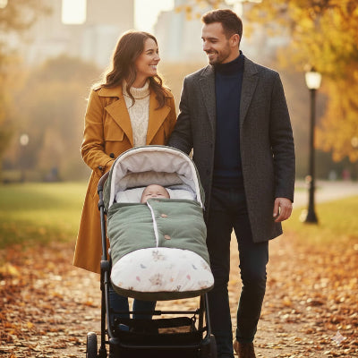 chanceliere pour poussette bebe poussette balade automne  