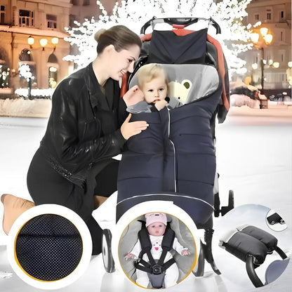 CHANCELIÈRE POUR POUSSETTE | POLAIRE™ - Ô Royaume de bébé et maman | Le Partenaire d'Excellence en Puériculture pour la famille.