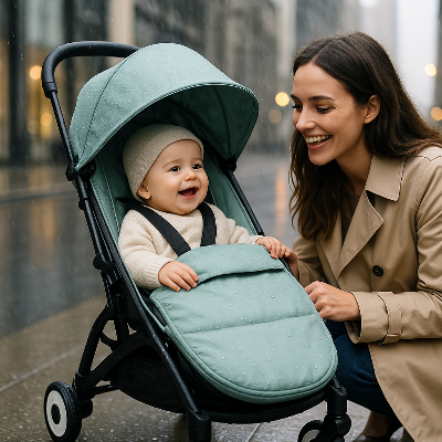 chancelière poussette universelle maman bébé ville-sous-pluie