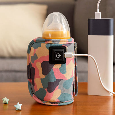 chauffe biberon nomade connecte avec chargeur