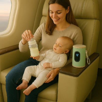 chauffe biberon nomade en avion