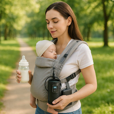 chauffe lait bébé avec thermostat réglable maman chauffer lait promenade 