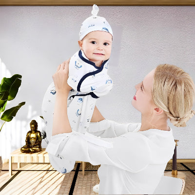 couverture nid d'ange bébé maman heureux