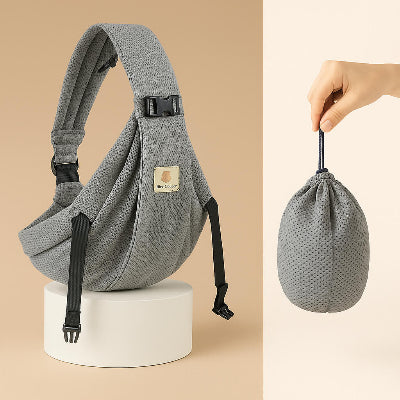 echarpe de portage grise