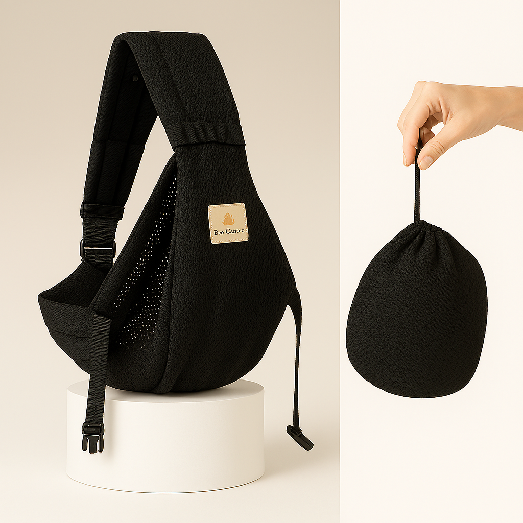echarpe de portage noire