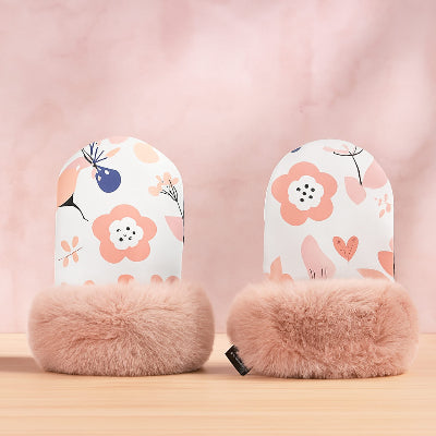 gants de poussette fleur