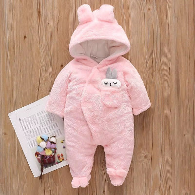 nid d ange bebe lapin rose