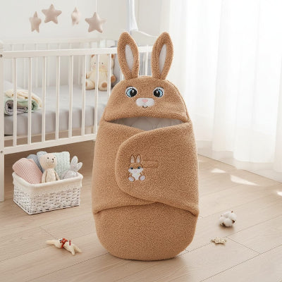 nid d ange bebe mi saison universel chambre lapin brun capuche