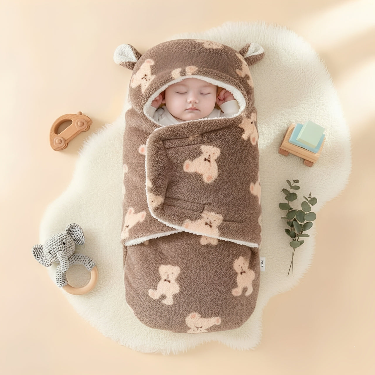 Nid d'ange bébé poussette | Ultra-Doux 0 à 12 mois