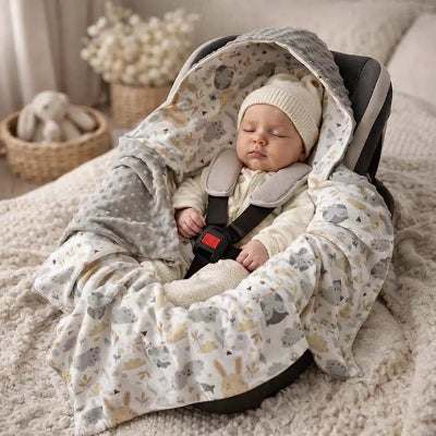 nid d ange cosy mi saison bebe endormi siege auto tissu ultra doux