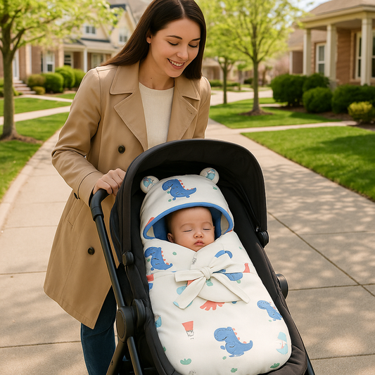 nid d ange maman promenade printemps frais