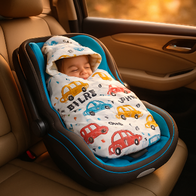 nid d ange voiture bebe dans cosy