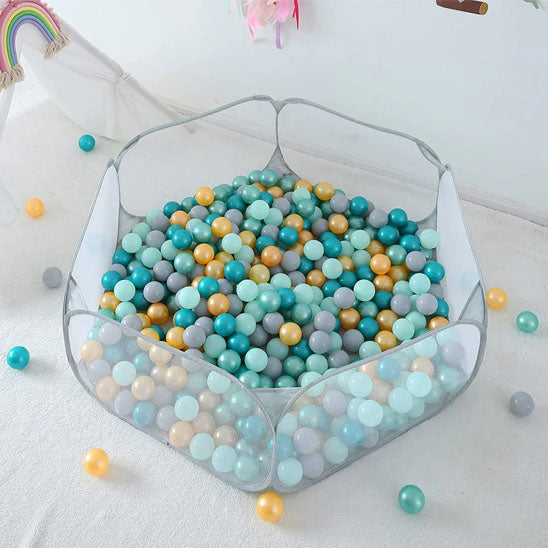 piscine a balle pour bebe bebe interieur bleu or