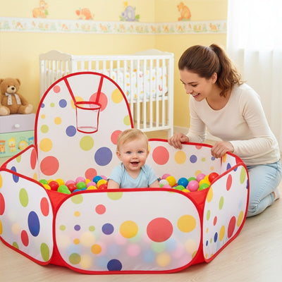 piscine a balles bebe pois couleurs nursery