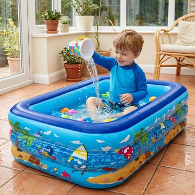 piscine gonflable piscine intérieur décor marins